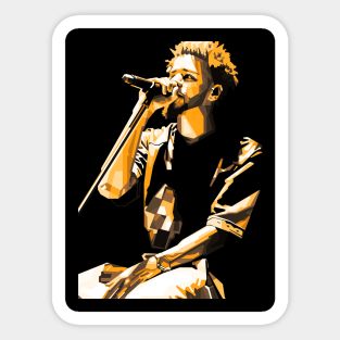 J Cole Rapper Sticker